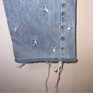 Playboy x PacSun Embroidered Straight Leg‎ Jeans Size 23 High Rise thumbnail 7