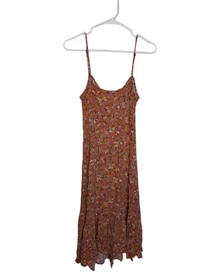 ✨‎ Mimi Chica Floral Button Front Maxi Dress Size Large ✨ thumbnail 5