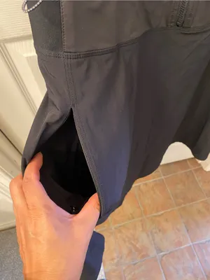 Athleta Venture out Black Zip-Front Tank Active Dress thumbnail 5