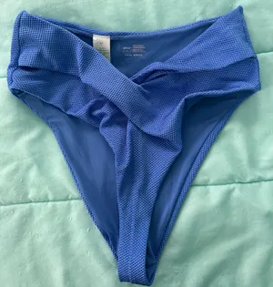 Aerie Bathing Suit Bottoms Cheeky blue thumbnail 1