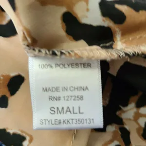 Annabella Animal Print‎ Leopard Full Zip back S - Leopard Cheetah Mob Wife thumbnail 7