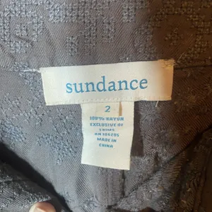 Sundance Pants Rayon Embroidered Floral Axtec Cargo Hiking Gray‎ Women’s Size 2 thumbnail 4