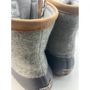Sperry Saltwater Duck Boots Womens‎ 10 Grey Wool Blend STS82475 thumbnail 6