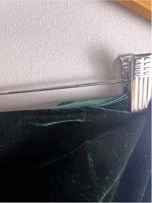 Lulus Hey Baby Forest Green Velvet Strapless Bodycon Midi Dress Small S Cocktail thumbnail 3