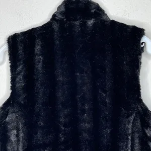 Private Quarters Touch of Mink‎ Vest Black thumbnail 2