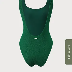 Berlook Green Textured Backless One thumbnail 6