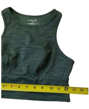 Adore Me Green Hi-Rise Sporty Cycling Set Women Size Small | 22-20 thumbnail 6