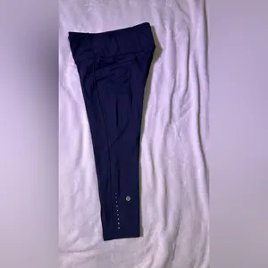 lululemon purple leggings with reflective logo dot thumbnail 5
