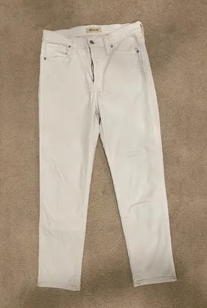 Madewell White Jeans thumbnail 1