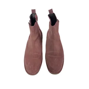 The Rail Women's Pink Faux Suede Slip On Round Toe Ankle Chelsea Boots Sz US 9.5 thumbnail 2