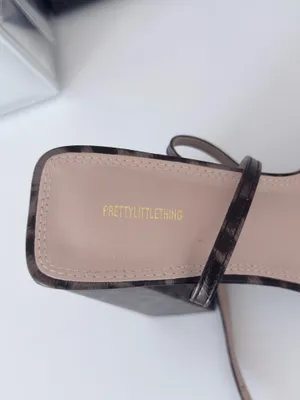 Pretty Little Thing leopard heels thumbnail 2