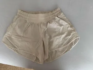 Lululemon White Hotty Hot Shorts thumbnail 1