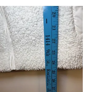 Patagonia Los‎ Gatos Fleece Vest Womens Large White Full Zip High Pile 25216 thumbnail 8