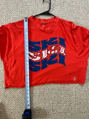 Free People Inspire Long Sleeve Cotton Graphic T-Shirt Ski Worn on Tv Will Trent thumbnail 8