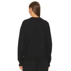 Alo Yoga Accolade Black Crewneck Jogger Sweatpants Set Estimated Small thumbnail 14