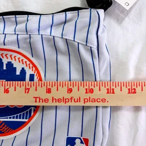 New‎ York Mets MLB Jersey Mini Purse Pinstripe Crossbody Bag Pro-FAN-ity METS thumbnail 4