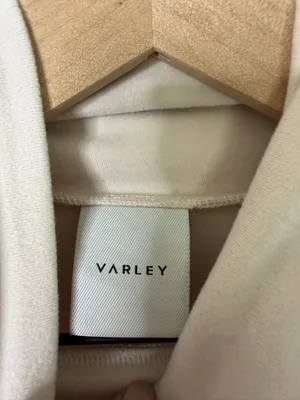 Varley Portland High Neck Midlayer Sweater Top Ivory Cream Womens Size XXS thumbnail 7
