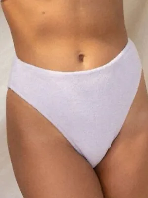 NWT Stone Fox Sola terry bikini bottoms orchid thumbnail 1
