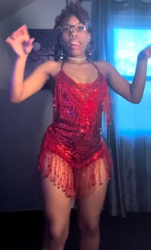 Sparkly bodysuit Red thumbnail 1