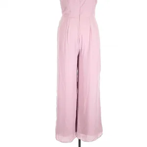 Lulus Call for Me Dusty Lavender Faux Wrap Jumpsuit Wide Leg XL Wedding thumbnail 6