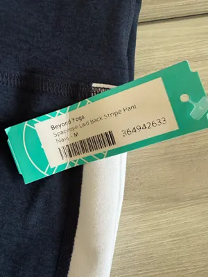 Beyond Yoga Spacedye Laid Back Wide Leg Pant Navy Medium NWT STITCH FIX thumbnail 8