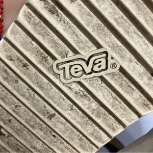 Teva platform Sandals white leather uppers & footbed womens size 9 casual trendy thumbnail 7
