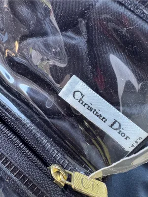 Vintage Christian Dior Quilted Travel Vanity Organizer Roll Bag CD Monogram Case thumbnail 8