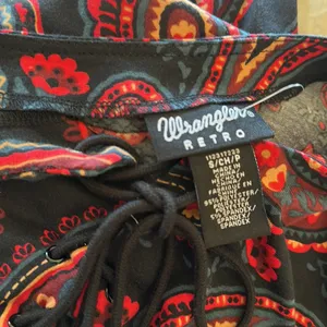 Nwt Wrangler Retro Americana Dress In Black/Red thumbnail 3