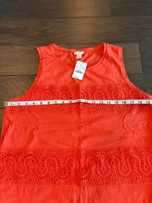 New With Tags JCrew Lace Detail Top Sz M thumbnail 5