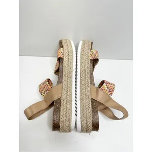 Steve Madden Sandals‎ Womens Size 8 Multicolor Slip On Ipen Toe Platform thumbnail 7