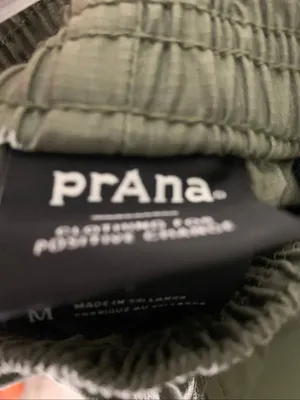 Prana outdoor gorpcore pants green women's size medium thumbnail 3