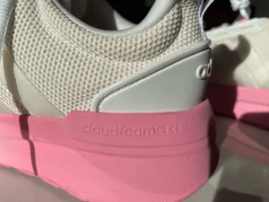 Adidas Women Sneakers Cloud Foam Supper Size US9.5 White And Pink thumbnail 6