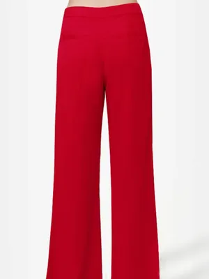 Lulus Key to the City Red Wide-Leg Pants Size Small thumbnail 2