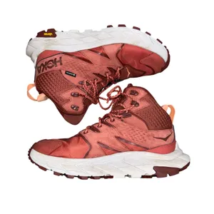 Hoka Anacapa Mid GTX Women 8B Hot Sauce Red Good Waterproof Hiking Boots 1119372 thumbnail 5