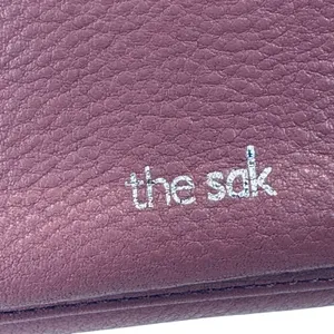 The Sak Leather Studded Wallet Crossbody‎ Purse Convertible Phone Bag Mauve thumbnail 11