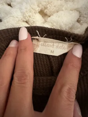 Altar'd State Off-The-Shoulder Brown Sweater thumbnail 5