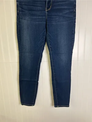 American Eagle Dark Wash Next Level Stretch Jeggings Size 14 thumbnail 3