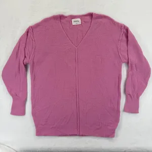 Aritzia Wilfred‎ Free Hush Knit Pink V-Neck Pullover Sweater Small Knitwear thumbnail 1