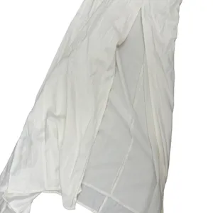 NWT Abercrombie & Fitch A&F Camille Satin Maxi Dress White XL Petite Bridal thumbnail 8