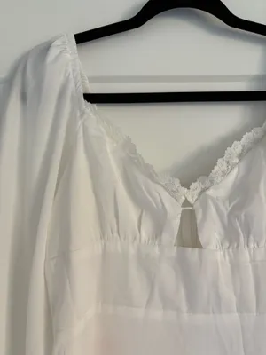 Princess Polly White Lace Trim Dress NWT thumbnail 7