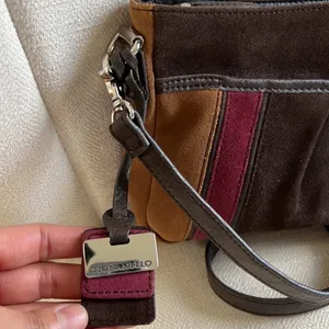 Tignanello Women’s Striped Suede Crossbody Bag Womens Multicolor Elegant Purse thumbnail 9