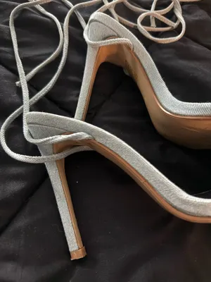 Women's Denim Pointed Toe Lace thumbnail 3
