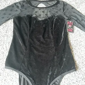 Just One‎ LLC black bodysuit size medium thumbnail 5