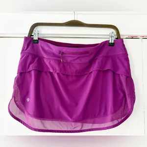Lululemon‎ Vibrant Purple Athletic Skort Size 10 EUC thumbnail 2