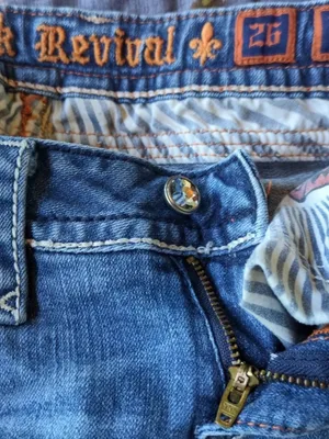 Rock Revival Jasmine Skinny Blue Jeans Womens Sz 26 (26x31) Stretch Rhinestone thumbnail 13