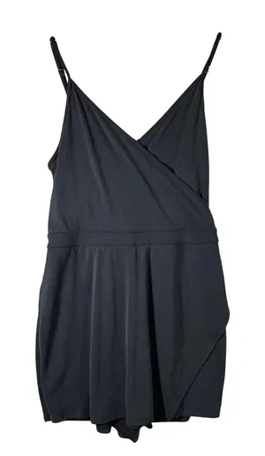 Abercrombie & Fitch Wrap Romper Skort Viscose Gray Medium NWT Summer Minimalist‎ thumbnail 1