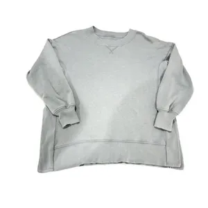Aerie Oversized Slate Gray Blue Cozy Sweatshirt XS thumbnail 2