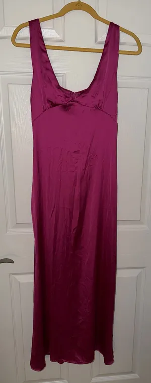 Princess Polly Lynsey Midi Dress Fuchsia thumbnail 1