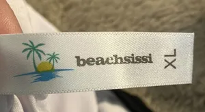 NWT Beachsissi Ruffle Hem Tankini Set, XL thumbnail 6