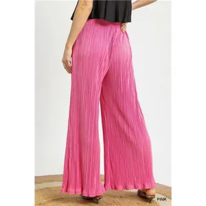 Umgee Wide Leg‎ Textured Pants thumbnail 3